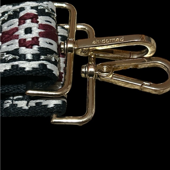 AH DORNED Classic Vegan Leather Messenger. Black 1 Strap Included. - Picture 5 of 6